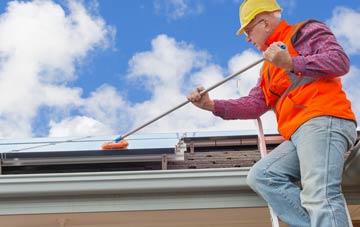Letters soft wash roof cleaning