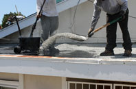 Letters flat roofing repair